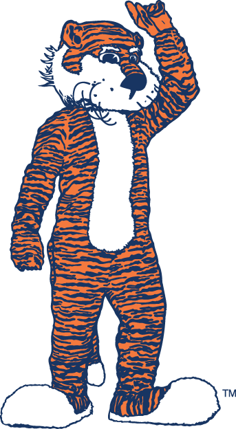 Auburn Tigers 1981-2003 Mascot Logo iron on transfers for fabric